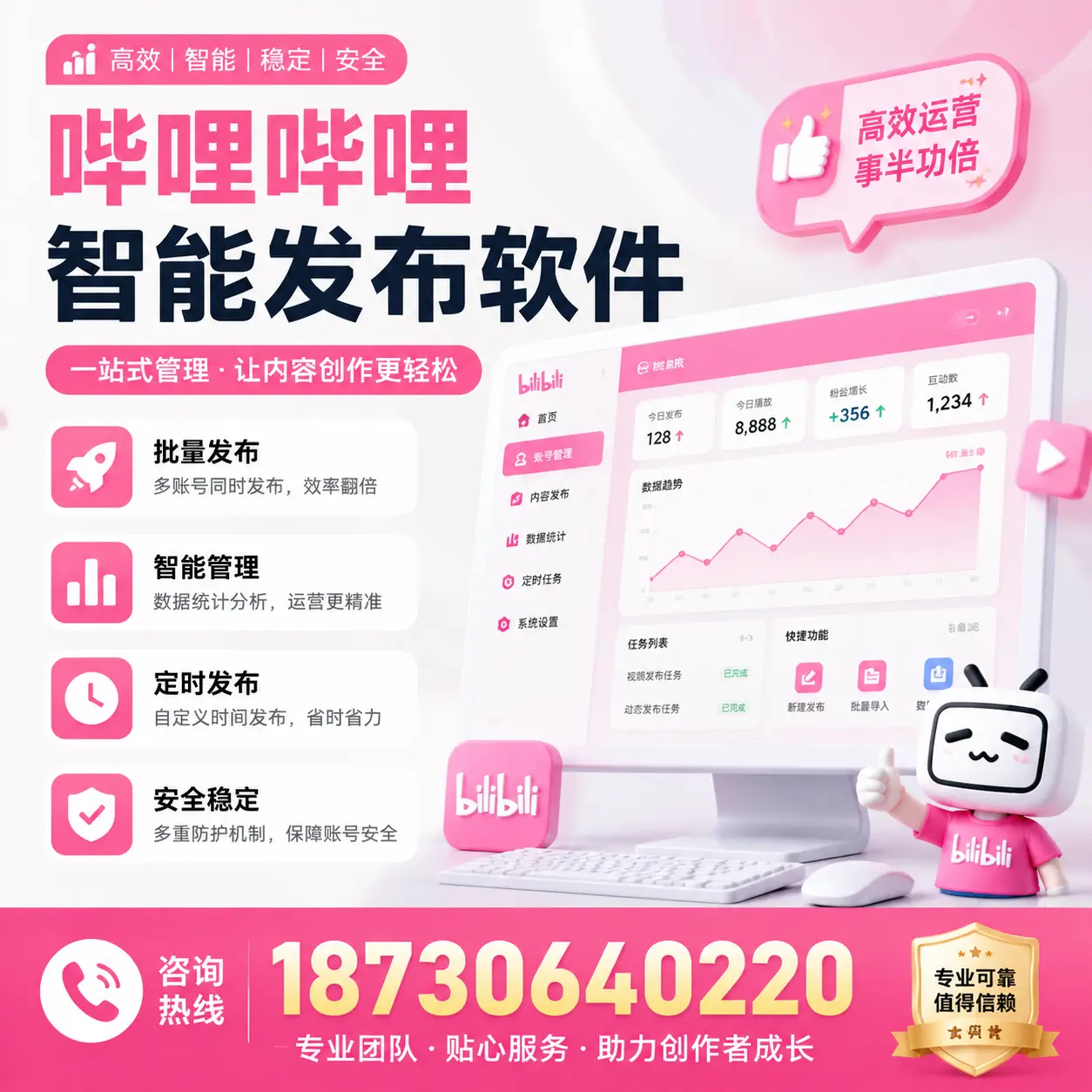 如何评估哔哩哔哩智能发布软件的ROI?宜春 企业必读